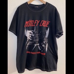 Motley Crue Too Fast For Love Winterland T Size XL